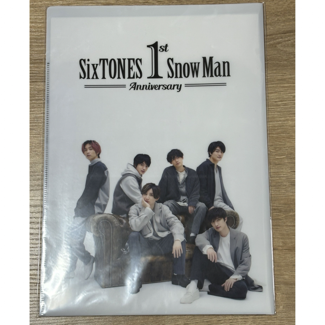 Snow Man SixTONES クリアファイル エンタメ/ホビーのタレントグッズ(アイドルグッズ)の商品写真