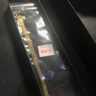 K18YG 新品未使用18金ネックレス100cmと