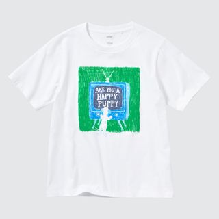 ユニクロ(UNIQLO)の【新品・未使用】 ユニクロ ディズニー 101匹わんちゃん UT ホワイト XL(Tシャツ(半袖/袖なし))