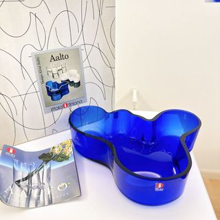 iittala - 激レア アアルト ボウル sininen blue 195mm iittala