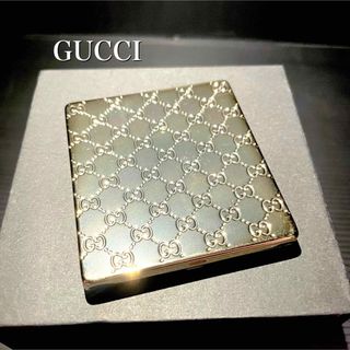 グッチ(Gucci)の 【GGゴールドミラー】GUCCI  コンパクトミラー　グッチ　シマ　マーモント(ミラー)