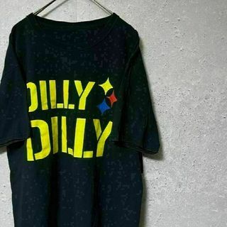 DILLY DILLY Tシャツ 半袖 プリント ゆるダボ XL(Tシャツ/カットソー(半袖/袖なし))