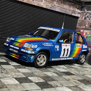 ルノー(RENAULT)のカスタム品 1/18 Norev ルノー 5 GTターボ 1990 モンテカルロ(ミニカー)