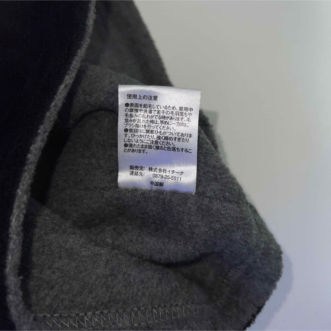 株式会社イチーナ　ネックウォーマー　マフラー　ブラック メンズのファッション小物(マフラー)の商品写真