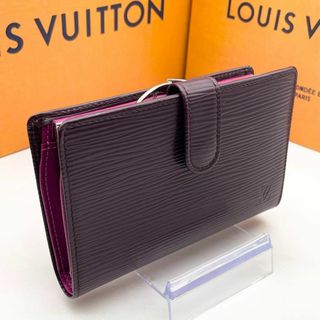 ルイヴィトン(LOUIS VUITTON)のルイヴィトン エピ ポルトモネビエ ヴィエノワ がま口 新型 カシス(財布)