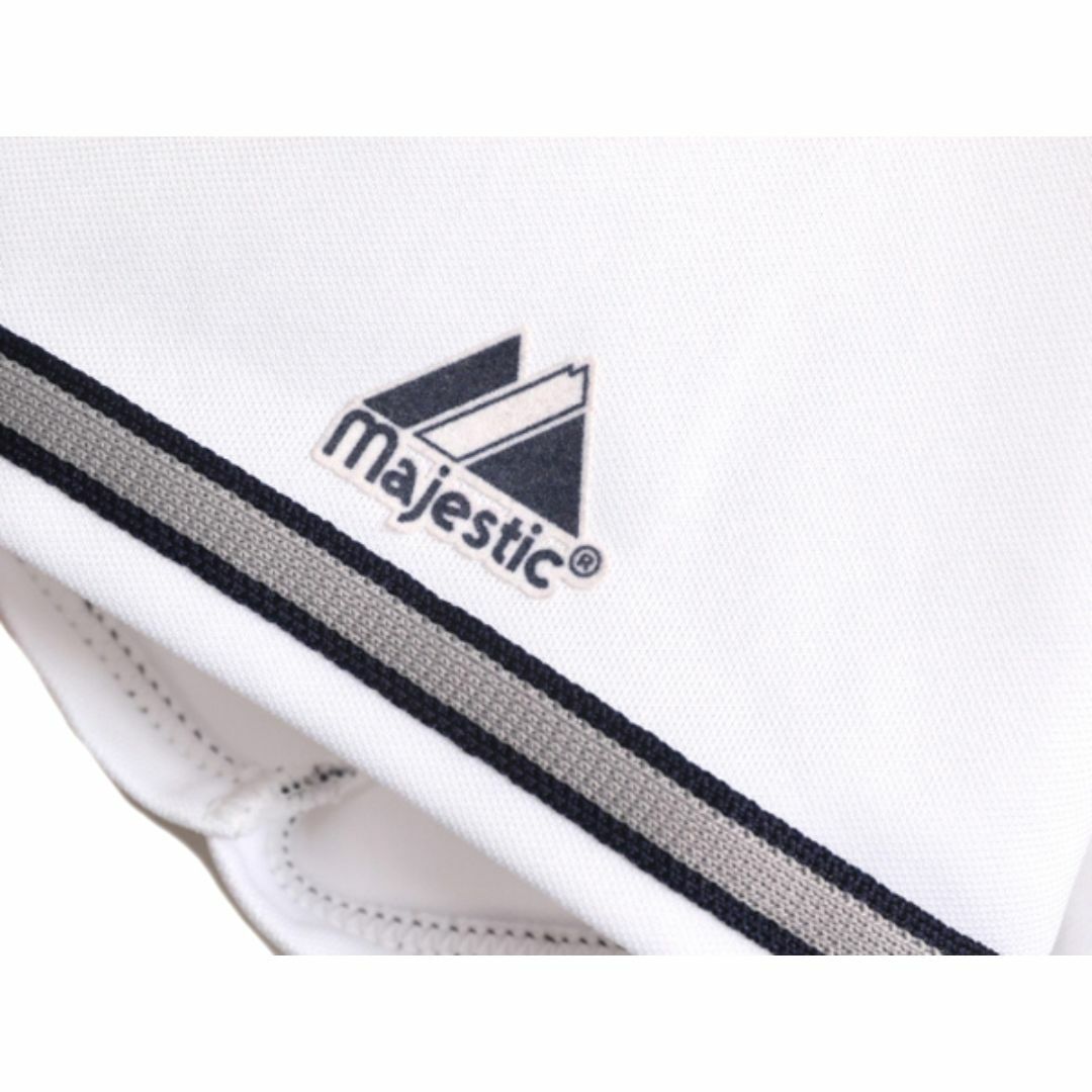 MLB オフィシャル Majestic インディアンズ ベースボール シャツ メンズ M 程/ ユニフォーム ゲームシャツ メジャーリーグ 半袖シャツ 廃盤 スポーツ/アウトドアの野球(ウェア)の商品写真