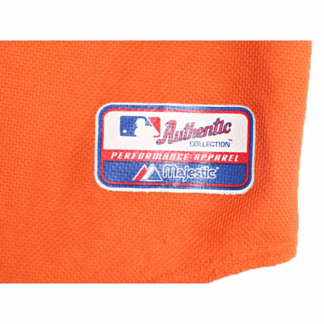 USA製 MLB オフィシャル Majestic メッツ ベースボール シャツ メンズ XL 古着 ユニフォーム ゲームシャツ メジャーリーグ 半袖シャツ 野球 スポーツ/アウトドアの野球(ウェア)の商品写真