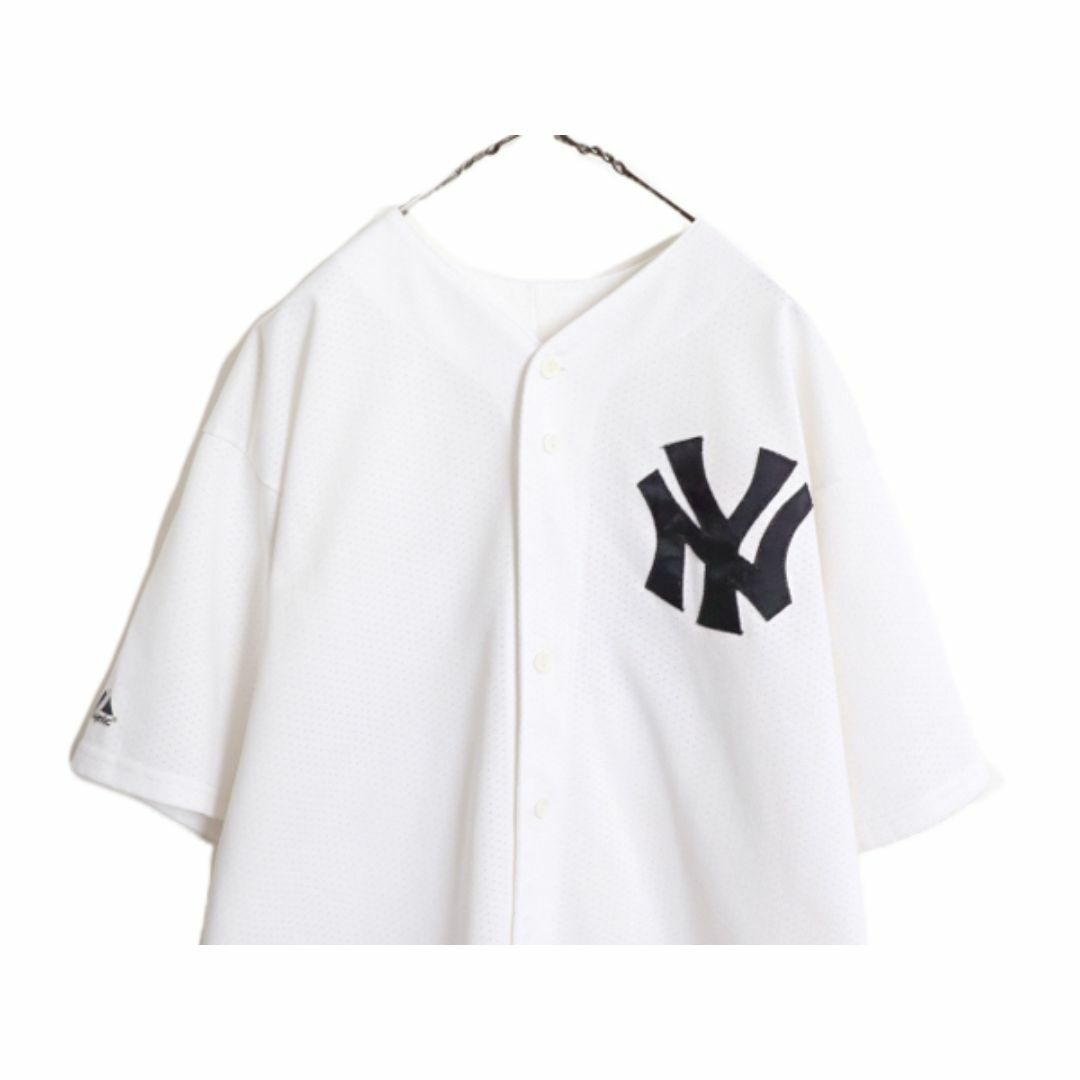 2024 お歳暮【公式】 - 人気ブランド オフィシャル MLB USA製 Majestic ベースボール ヤンキース ユニフォームシャツ