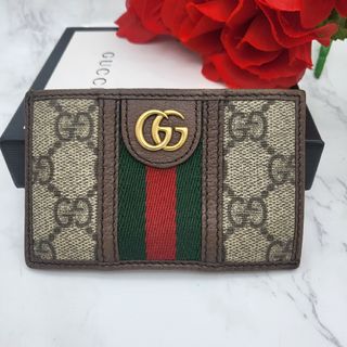 GUCCI グッチ 定期入れ カードケース シェリーライン オフィディア