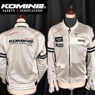 KOMINE - KOMINE 送料込 コミネ 定価2万6千円程 バイク メッシュ ジャケット 革