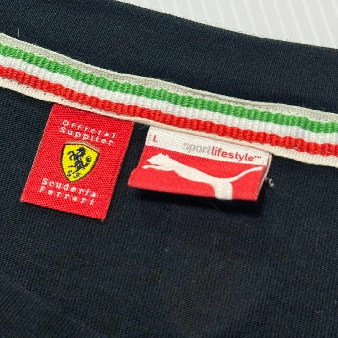 PUMA(プーマ)のPUMA Ferrari コラボ 半袖 Tシャツ ブラック メンズ Lサイズ メンズのトップス(Tシャツ/カットソー(半袖/袖なし))の商品写真