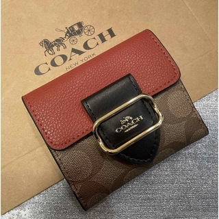 コーチ(COACH)のCOACH  スモール　ウォレット　二つ折り　財布　ブラウン　未使用品(財布)