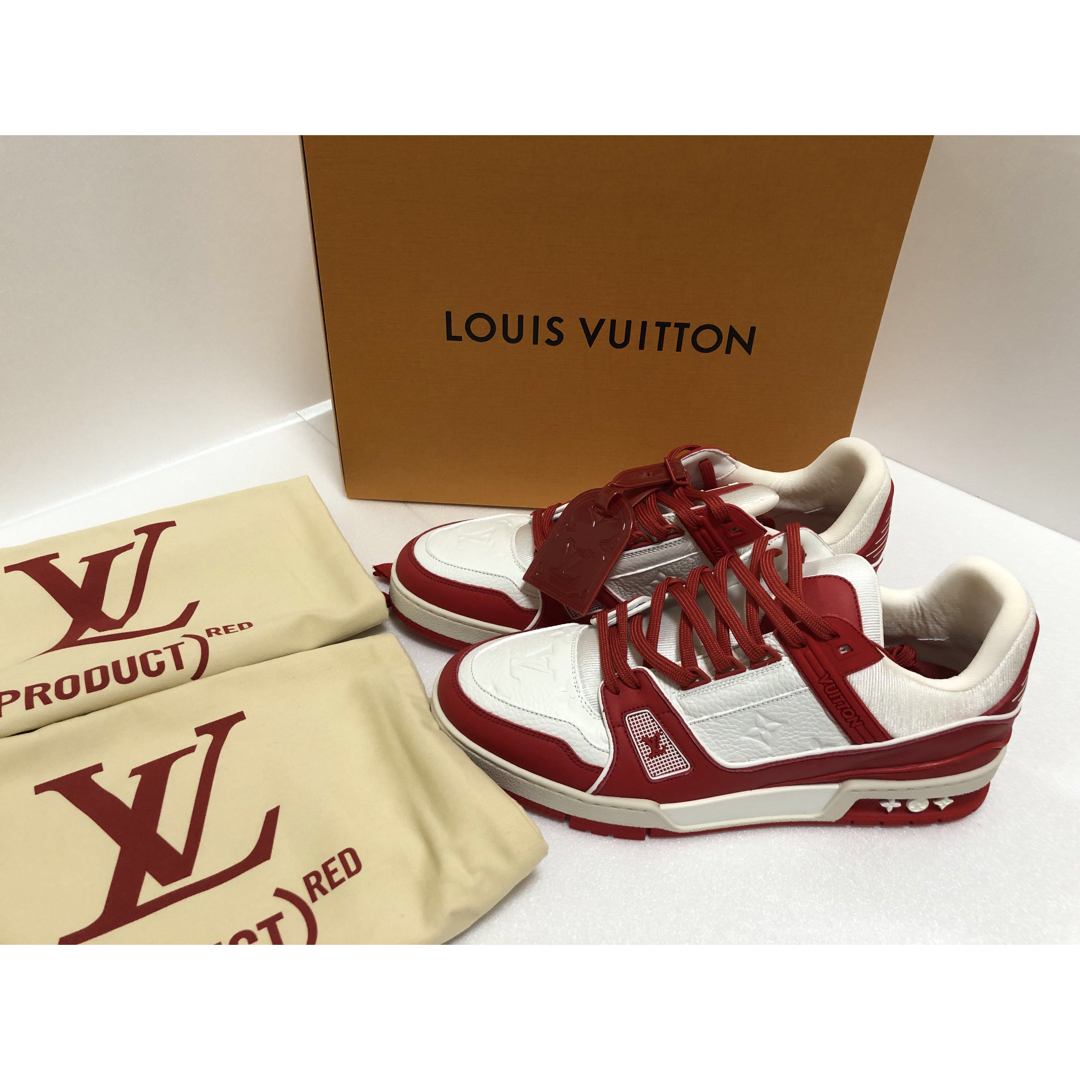 LOUIS VUITTON(ルイヴィトン)の新品LOUIS VUITTON ルイヴィトン スニーカー LVトレイナーRED メンズの靴/シューズ(スニーカー)の商品写真