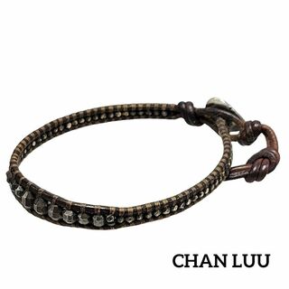 CHAN LUU - CHAN LUU ブレスレット 925 レザー ダークブラウン