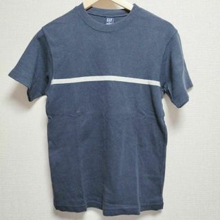 【GAP】ギャップ Tシャツ（S）ネイビー コットン メンズ レディース(Tシャツ/カットソー(半袖/袖なし))