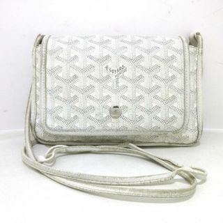 ゴヤール(GOYARD)のGOYARD(ゴヤール) ショルダーバッグ プリュメ 白 コーティングキャンバス×レザー(ショルダーバッグ)