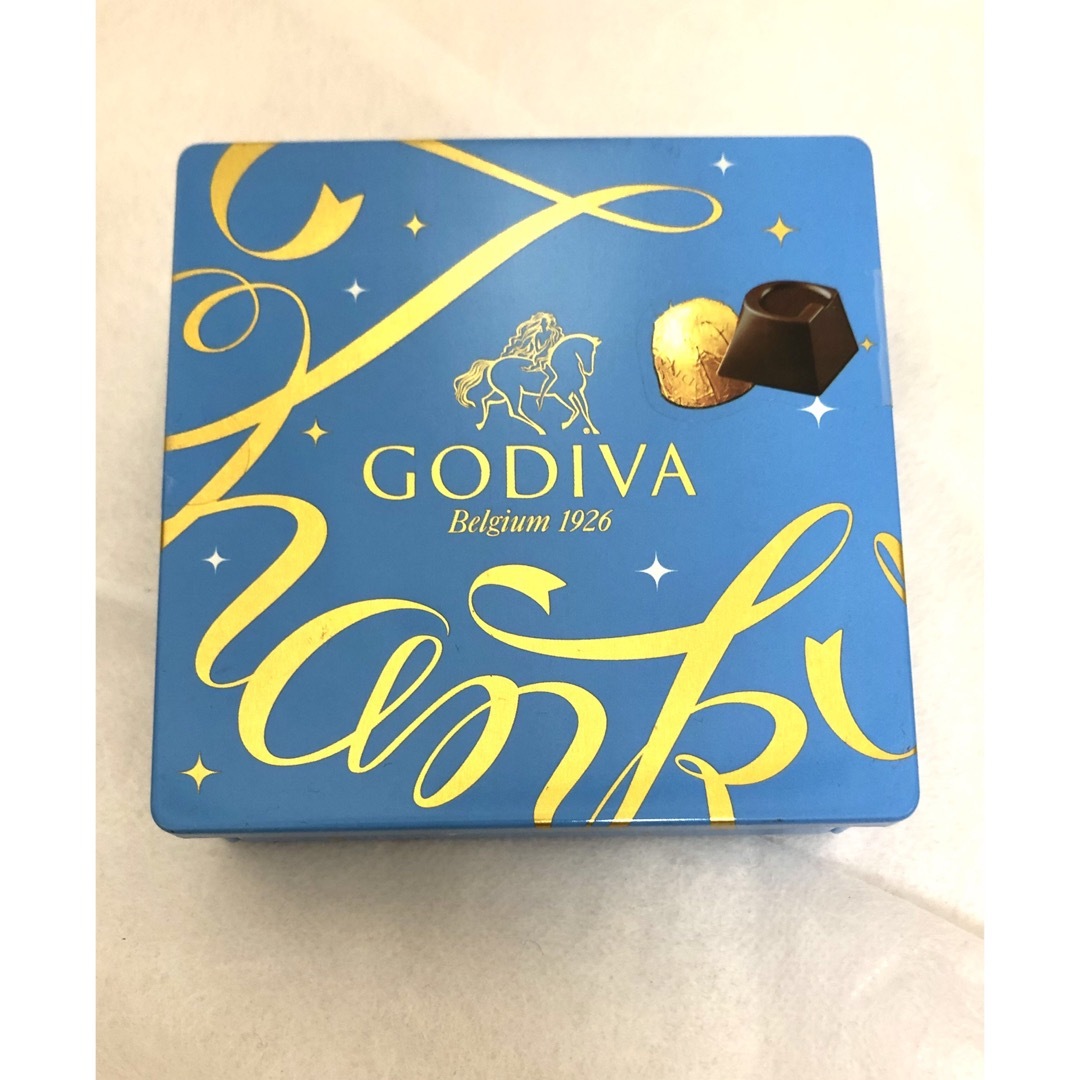 GODIVA(ゴディバ)のゴディバ　缶　空き缶　2020年 エンタメ/ホビーのコレクション(その他)の商品写真