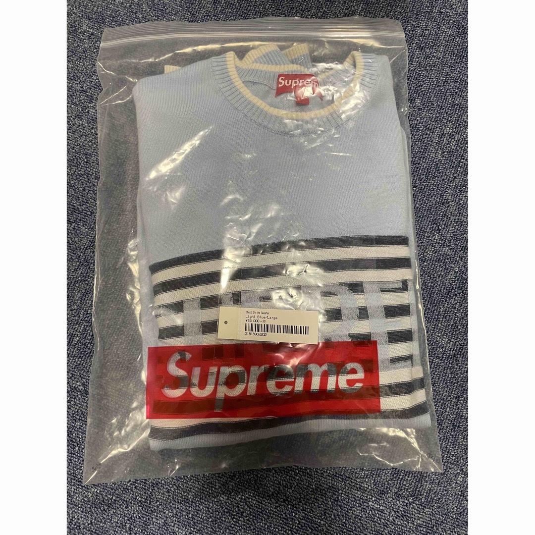 Supreme(シュプリーム)のLサイズSupreme Chest Stripe Sweater 2020SS  メンズのトップス(ニット/セーター)の商品写真