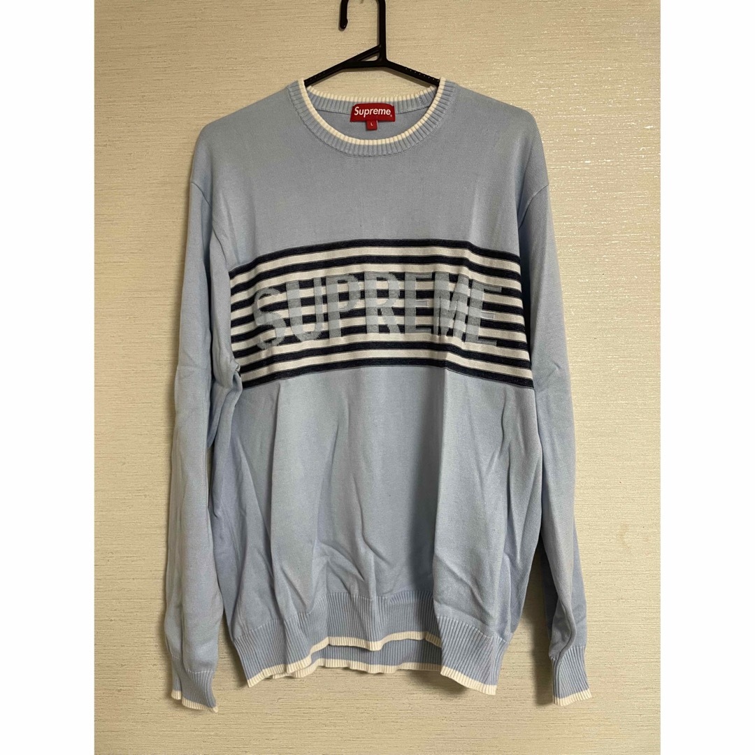 Supreme(シュプリーム)のLサイズSupreme Chest Stripe Sweater 2020SS  メンズのトップス(ニット/セーター)の商品写真