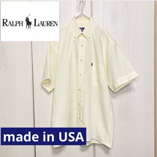 ラルフローレン(Ralph Lauren)の【激レア美品】 Ralph Lauren made in USA 半袖シャツ(シャツ)