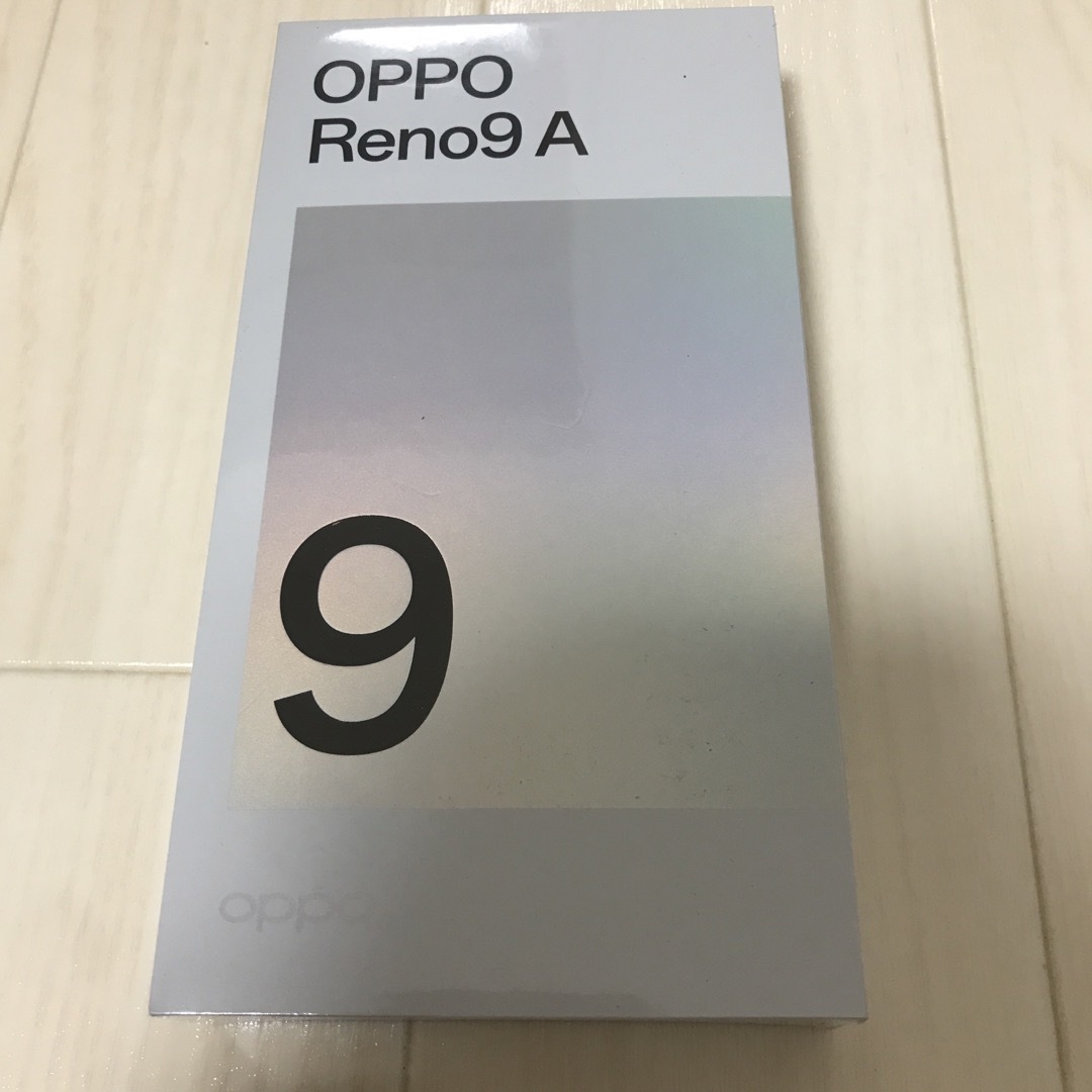 OPPO(オッポ)のOPPO Reno9 A 新品未開封 ワイモバイル　SIMフリー スマホ/家電/カメラのスマートフォン/携帯電話(スマートフォン本体)の商品写真