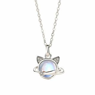 【色: 白金メッキ】[Bellitia Jewelry] ムーンストーン 6月誕(その他)