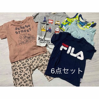 フィラ(FILA)の90•95  6点セット　男の子　夏服　Tシャツ　パンツ(Tシャツ/カットソー)
