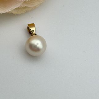 ミキモト(MIKIMOTO)のミキモト  アコヤ真珠ネックレストップk14(ネックレス)