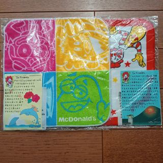 マックタオルハンカチ2枚セット(ドナルドの手紙付)(タオル)