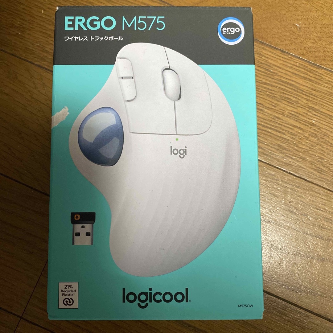 Logicool(ロジクール)のLogicool ワイヤレス トラックボール ERGO M575 OW スマホ/家電/カメラのPC/タブレット(PC周辺機器)の商品写真