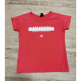 アディダス(adidas)のadidas 半袖Tシャツ　スポーツ　ピンク(Tシャツ(半袖/袖なし))