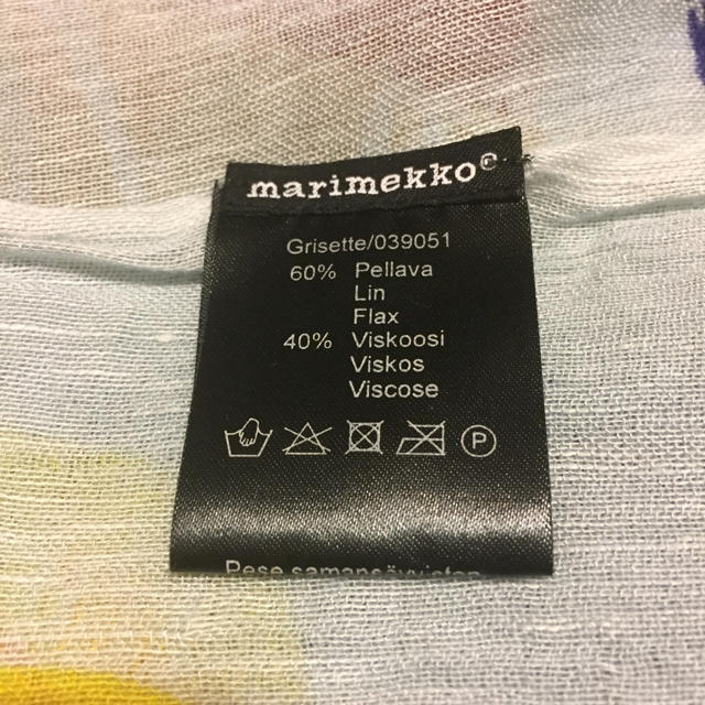 marimekko(マリメッコ)のマリメッコ ストール ※商品説明必読 レディースのファッション小物(ストール/パシュミナ)の商品写真