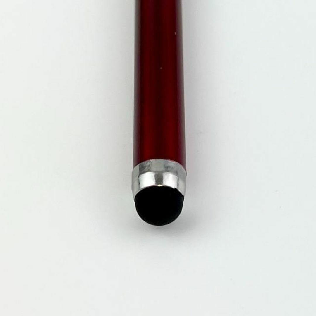 【新品】タッチペン シリコンゴム 汎用 使いやすい レッド スマホ/家電/カメラのスマホアクセサリー(その他)の商品写真