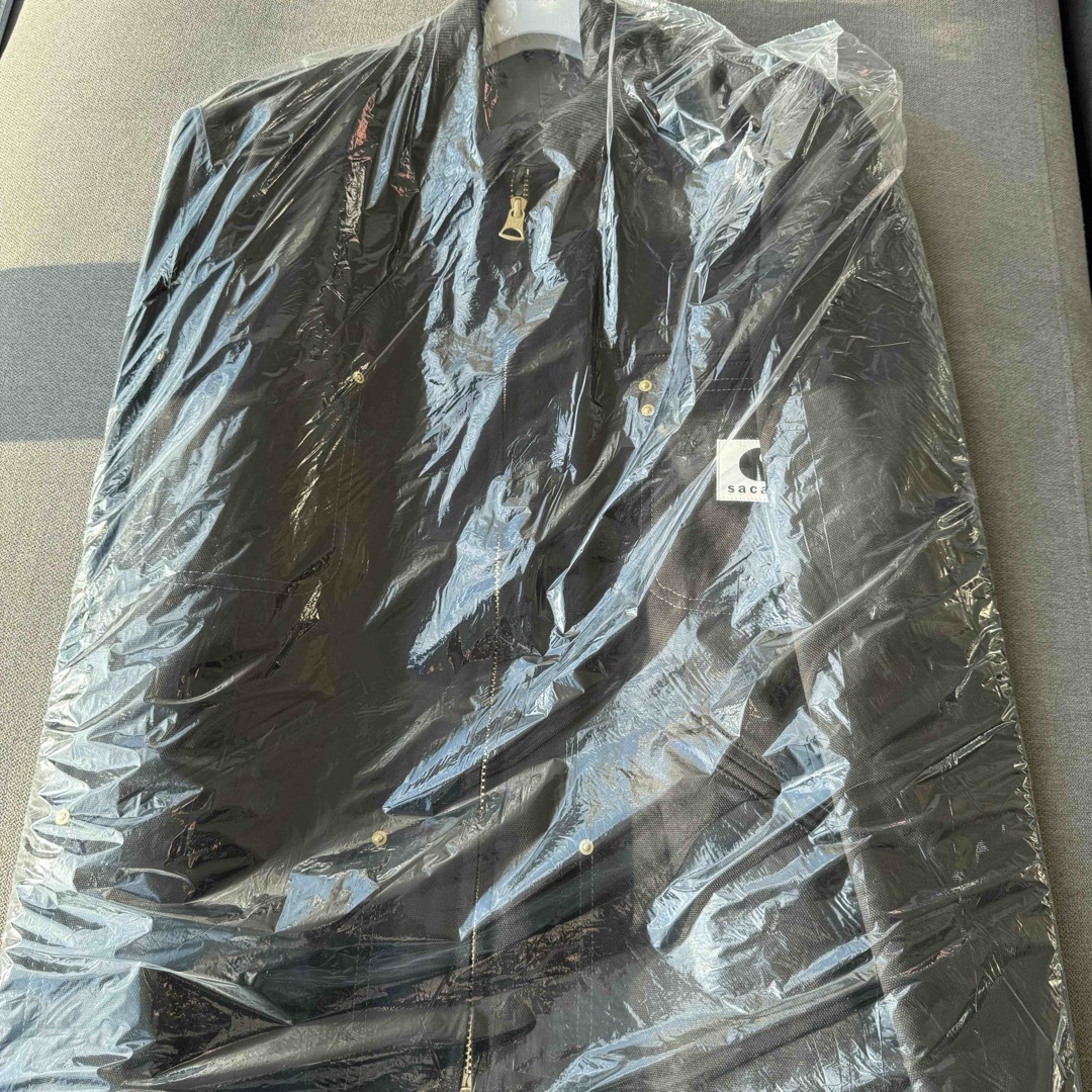 sacai Carhartt Reversible Duck Jacket 黒 メンズのジャケット/アウター(Gジャン/デニムジャケット)の商品写真