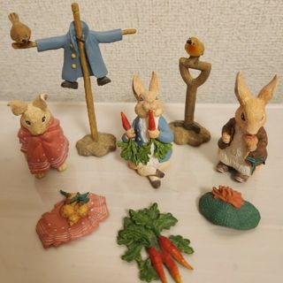 ピーターラビット(PETER RABBIT（TM）)のピーターラビット　フィギュア　セット(キャラクターグッズ)