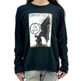 新品 LINKIN PARK リンキンパーク ウイングマン バンド ロゴ ロンT(Tシャツ/カットソー(七分/長袖))