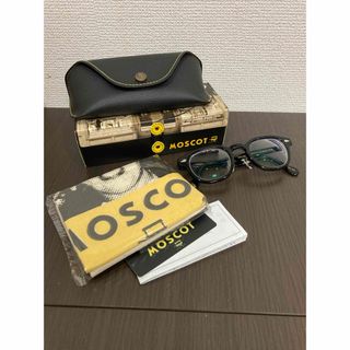 モスコット(MOSCOT)のMOSCOT  LEMTOSH  BLACK  46  度ありレンズ装備(サングラス/メガネ)