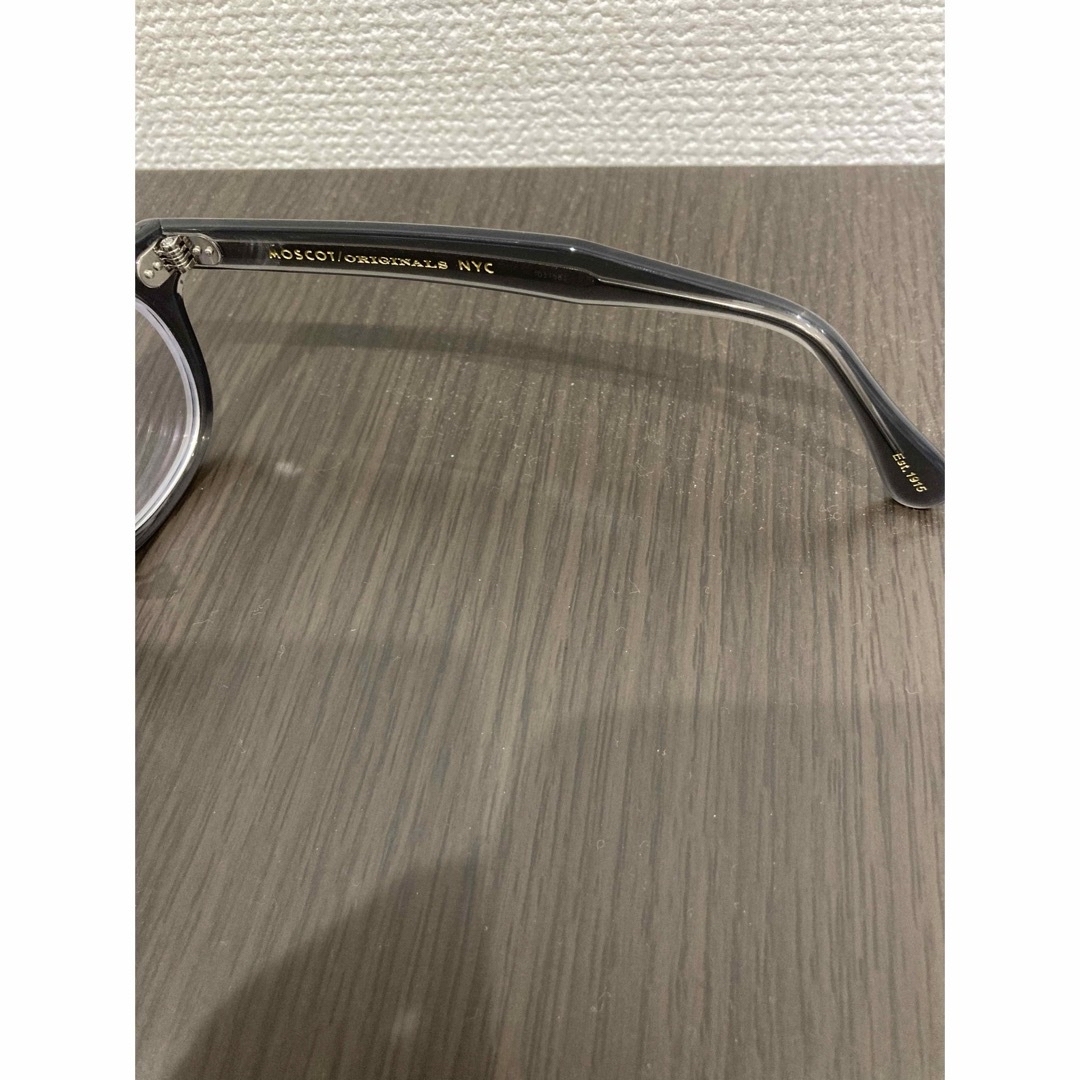 MOSCOT(モスコット)のMOSCOT  LEMTOSH  GREY  46  度ありレンズ装備 メンズのファッション小物(サングラス/メガネ)の商品写真