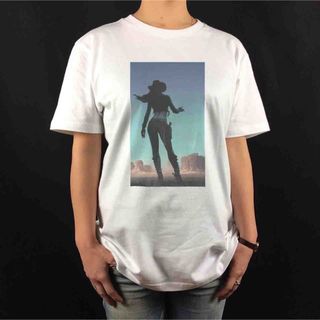 新品 ブルースカイ テンガロン カウガール シルエット ウエスタン Tシャツ(Tシャツ/カットソー(半袖/袖なし))