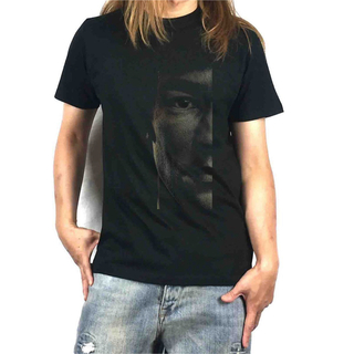 新品 ブルースリー 顔 ハーフ ドアップ ジークンドー 截拳道 JKD Tシャツ(Tシャツ/カットソー(半袖/袖なし))