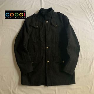 COOGI クージー　ウールジャケット　ウール　黒　ブラック　L