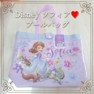 ディズニー(Disney)のDisney プリンセス ソフィア プールバッグ DAISO ダイソー パープル(キャラクターグッズ)