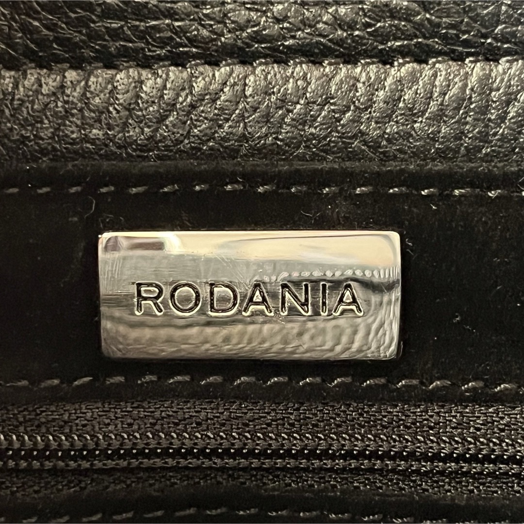 RODANIA(ロダニア)の【美品】RODANIA ロダニア クロコダイル レザー ブラック ハンドバッグ レディースのバッグ(ハンドバッグ)の商品写真