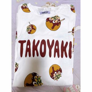 プニュズ(PUNYUS)のプニュズ　たこ焼き　Tシャツ　サイズ4(Tシャツ/カットソー(半袖/袖なし))