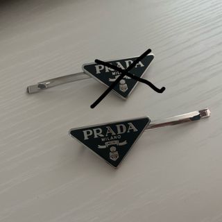 プラダ(PRADA)のプラダヘアピン/ヘアクリップ(バレッタ/ヘアクリップ)