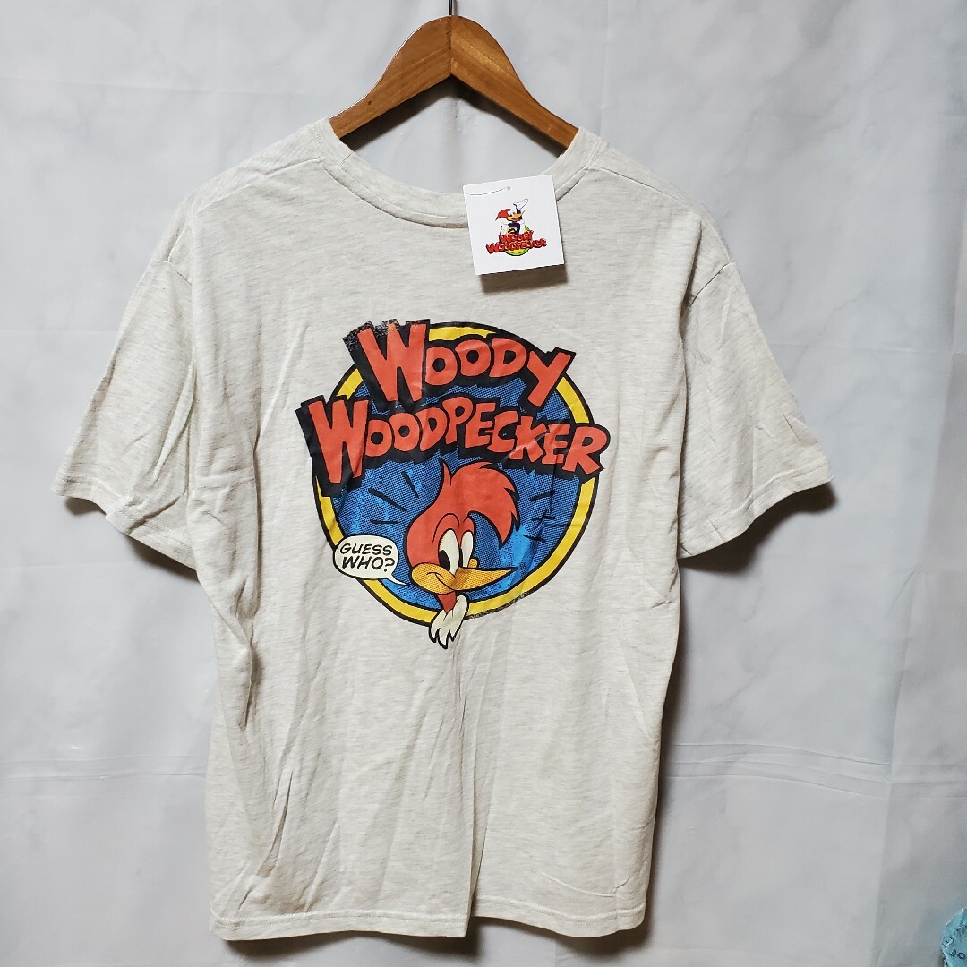 新品 WoodyWoodpecker 半袖 ウッディーウッドペッカー Tシャツ レディースのトップス(Tシャツ(半袖/袖なし))の商品写真