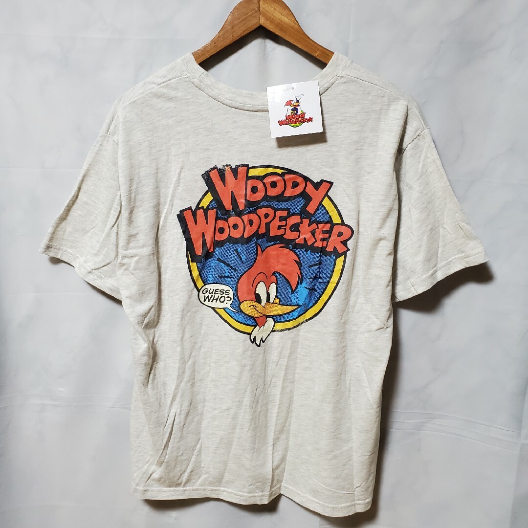 新品 WoodyWoodpecker 半袖 ウッディーウッドペッカー Tシャツ レディースのトップス(Tシャツ(半袖/袖なし))の商品写真