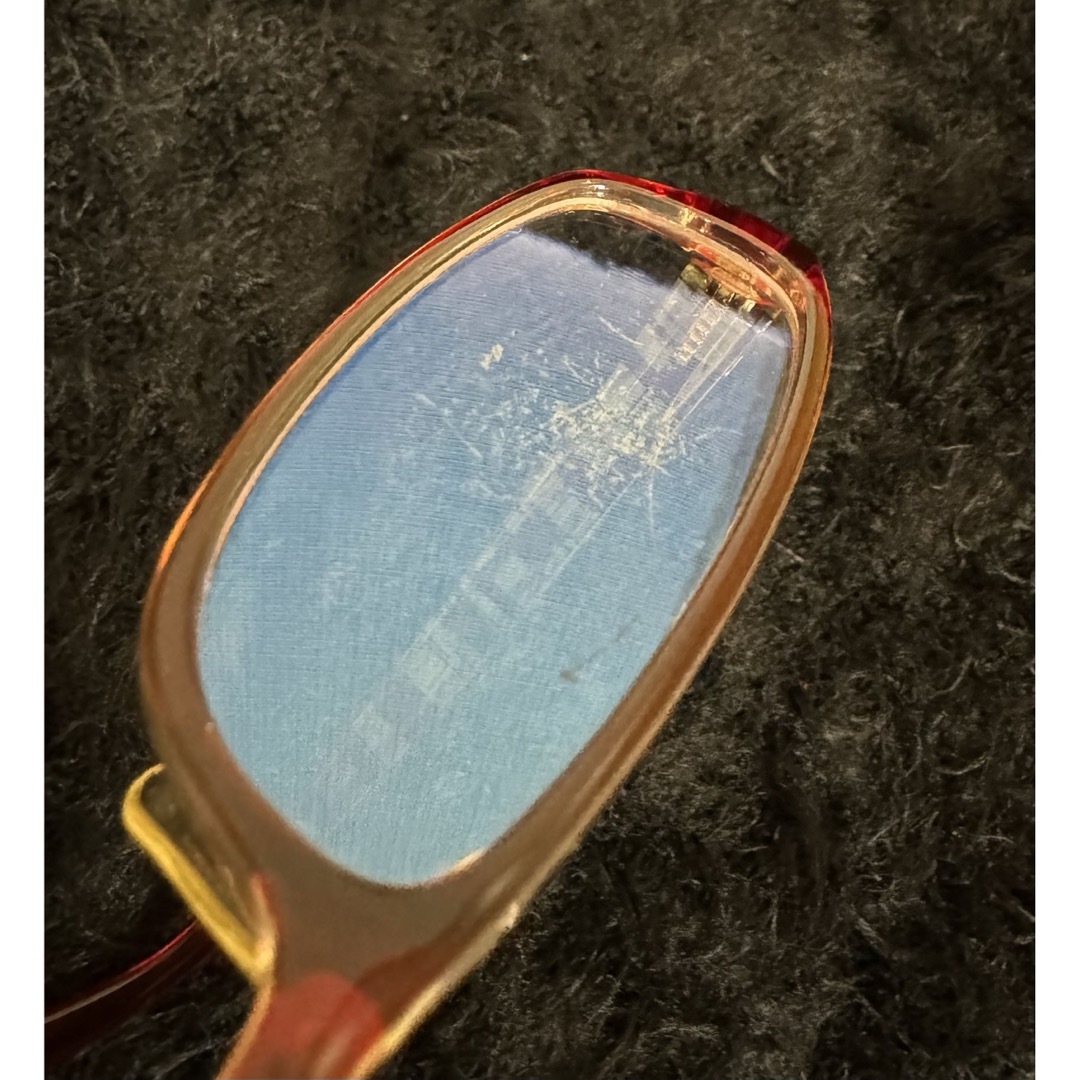 ブルーライトカット/PC用メガネ　度なし レディースのファッション小物(サングラス/メガネ)の商品写真