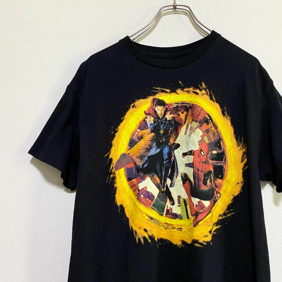 MARVEL(マーベル)のアメリカ古着　ドクターストレンジ　スパイダーマン　ノーウェイホーム　半袖Tシャツ メンズのトップス(Tシャツ/カットソー(半袖/袖なし))の商品写真