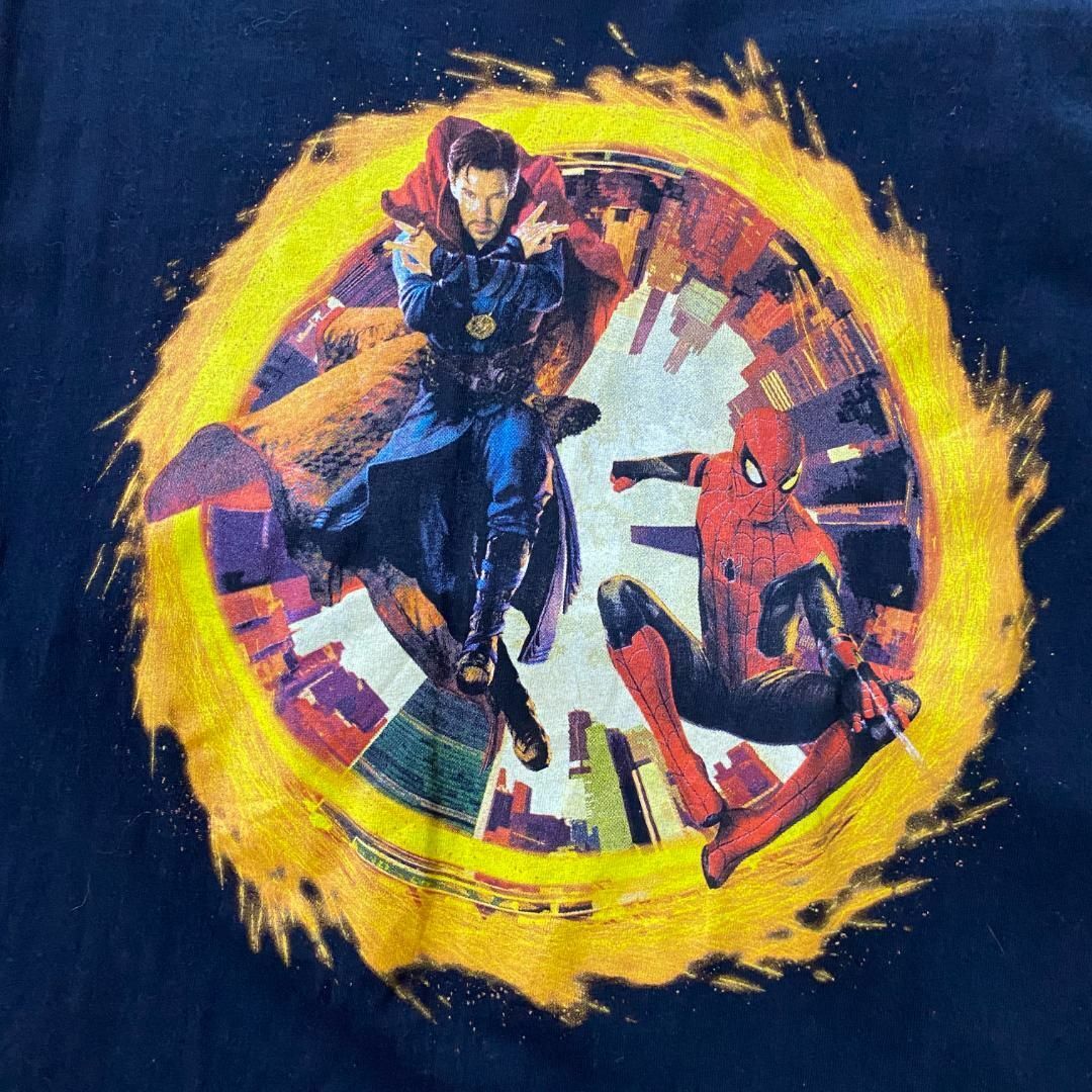 MARVEL(マーベル)のアメリカ古着　ドクターストレンジ　スパイダーマン　ノーウェイホーム　半袖Tシャツ メンズのトップス(Tシャツ/カットソー(半袖/袖なし))の商品写真